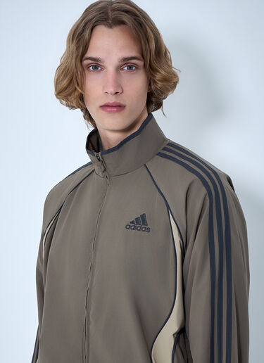 adidas Track Jacket in Technical Fabric Brown adi0164004
