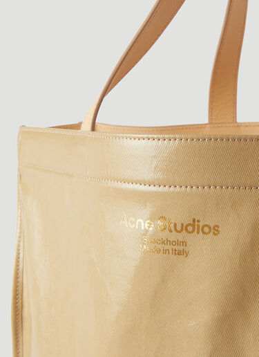 Acne Studios Shiny Tote Bag Beige acn0246058