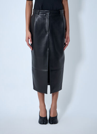 Khaite Anden Midi Skirt Black kha0264001