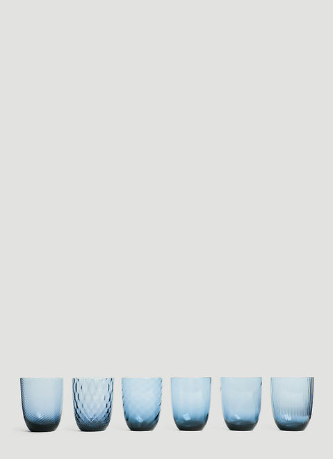Fferrone Design Set of Six Idra Water Glass Transparent wps0644556