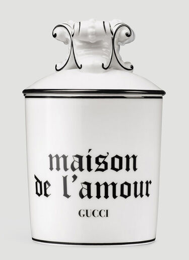 Gucci XL Maison De L'Amour Candle Black wps0638406