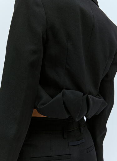 Jacquemus La Veste Croissant 短款西装外套 黑色 jac0254010