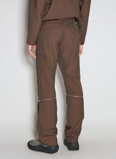 Kiko Kostadinov Tonino Utility Pants Brown kko0156003