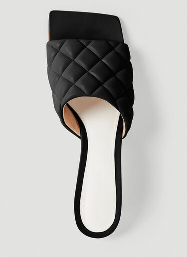 Padded Kitten Heel Mules Bottega Veneta Padded Kitten Heel Mules Black bov0251081