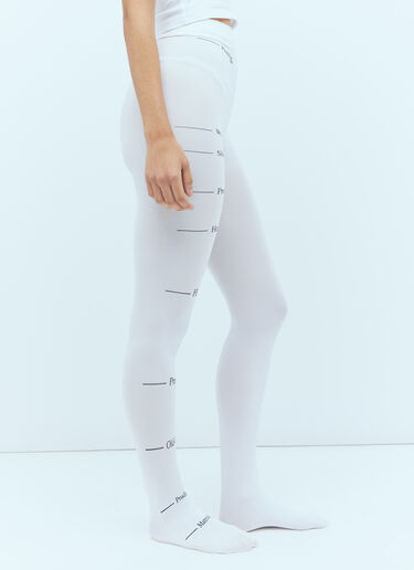 Praying Tease Tights White pry0254001