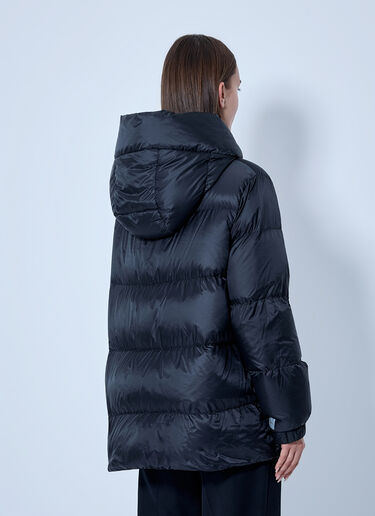 LN-CC® - Max Mara: Hooded Puffer Jacket - Black Max Mara Hooded Puffer Jacket Black max0266155