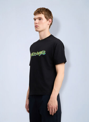 LN-CC® - Palm Angels: Thai Logo T-Shirt - Black Palm Angels Thai Logo T-Shirt Black pma0164031