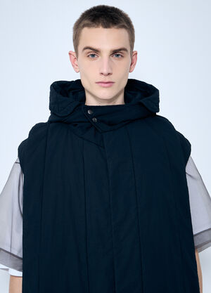 Dries Van Noten Hooded Scarf Navy dvn0160013