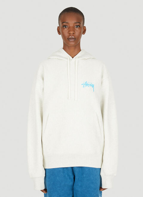 Stüssy ロゴプリント フード付きスウェットシャツ ブラック sts0347009
