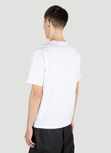 Prada 로고 프린트 티셔츠 White pra0152014