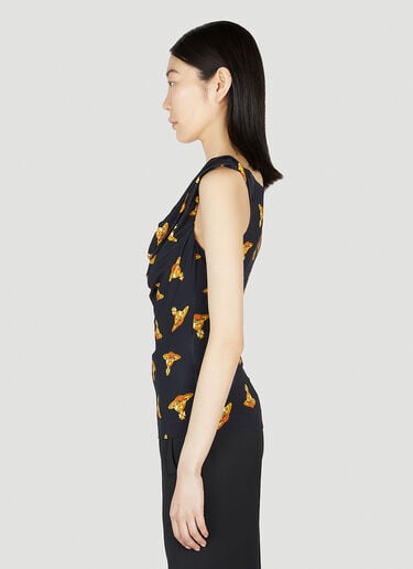 Vivienne Westwood Hebo Vest Top Black vvw0252008