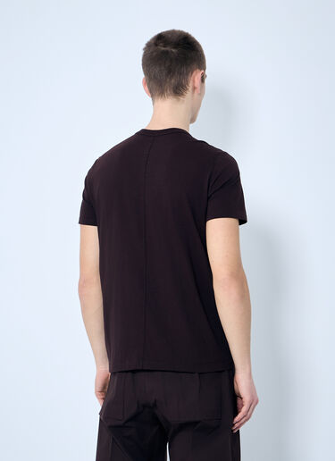 Rick Owens Panel Construction T-Shirt Brown ric0159004