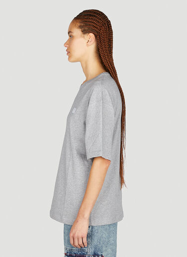 Acne Studios 페이스 패치 티셔츠 그레이 acn0251041