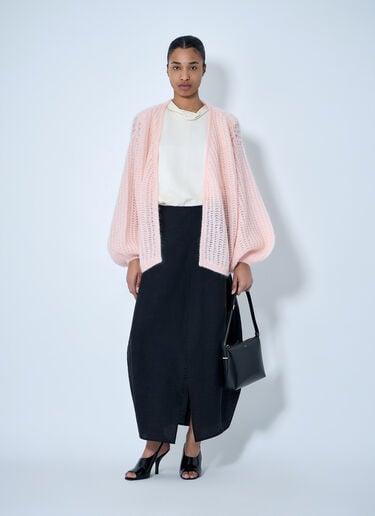 TOTEME Open Knit Cardigan Pink tot0264009