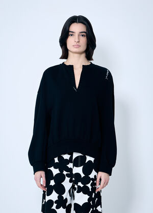 Marni Topstitch Sweatshirt Black mni0259003