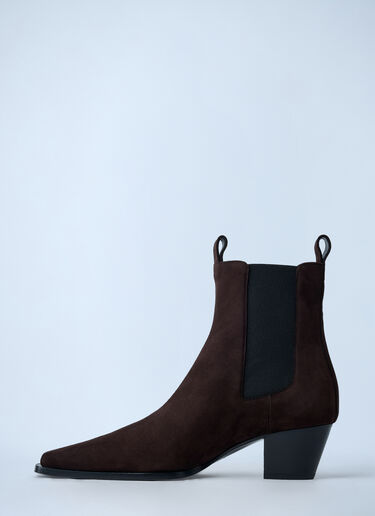 Suede City Boots TOTEME Suede City Boots Dark Brown tot0262002