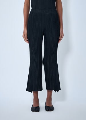 Pleats Please Issey Miyake Pleated Pants Black plp0263002