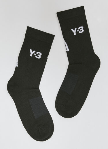 Y-3 Logo Jacquard Socks Black yyy0356021