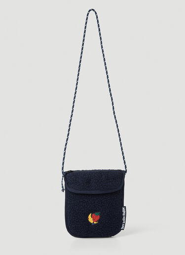 Sky High Farm Workwear Quilted Fleece Crossbody Bag Dark Blue skh0350009