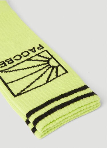 Rassvet Logo Intarsia Socks Green rsv0152019