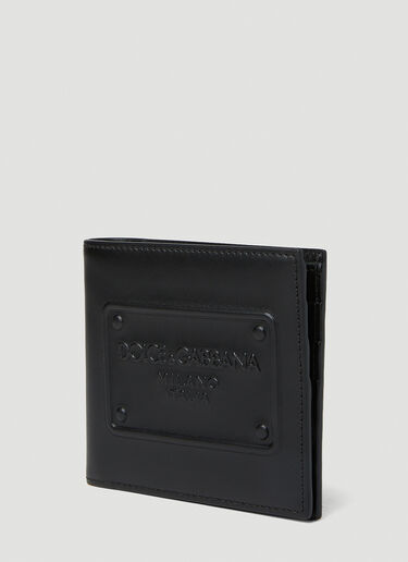 Dolce & Gabbana 徽标压花钱包 黑色 dol0151023