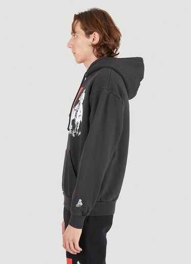 One Of These Days Fence Line Hooded Sweatshirt Black otd0146010