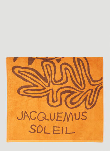 Jacquemus La Serviette Soleil Towel Orange jac0351002