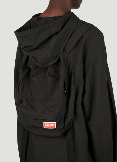 Kenzo Packable Windbreaker Jacket Black knz0152024