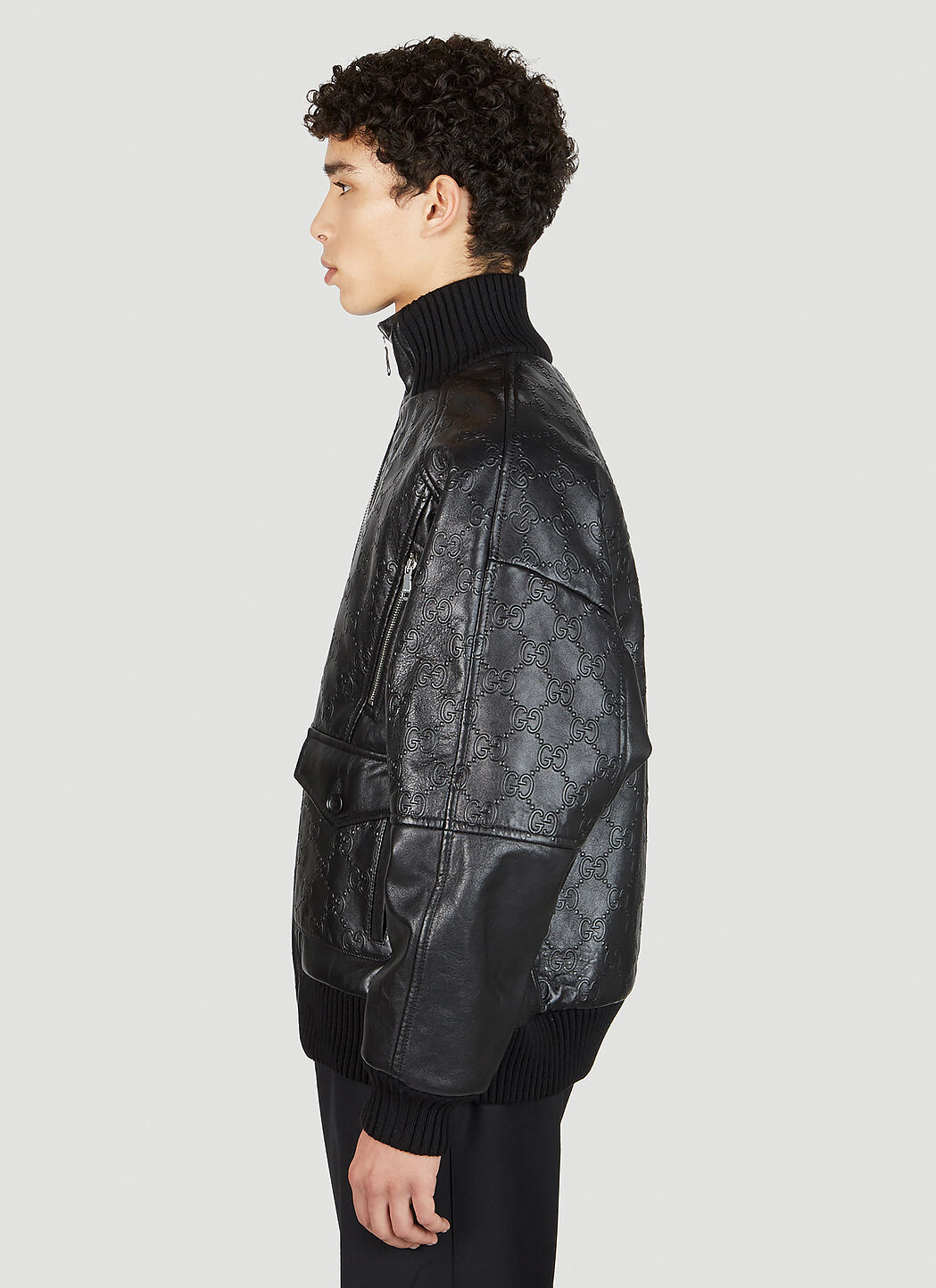 Nike logo embossed bomber jacket new arrivals