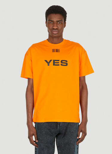 VTMNTS Yes Barcode T-Shirt Orange vtm0348011