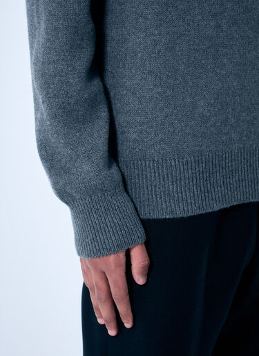 Gucci Logo Embroidered Sweater Grey guc0159038