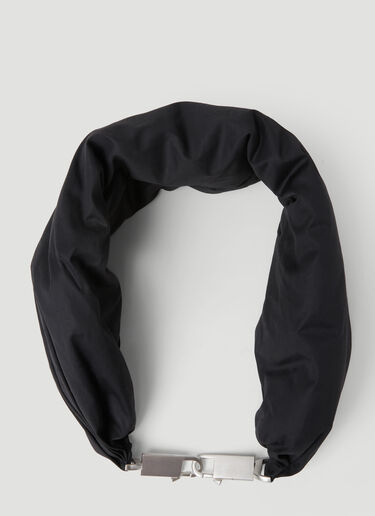 Padded Scarf Rick Owens Padded Scarf Black ric0153039
