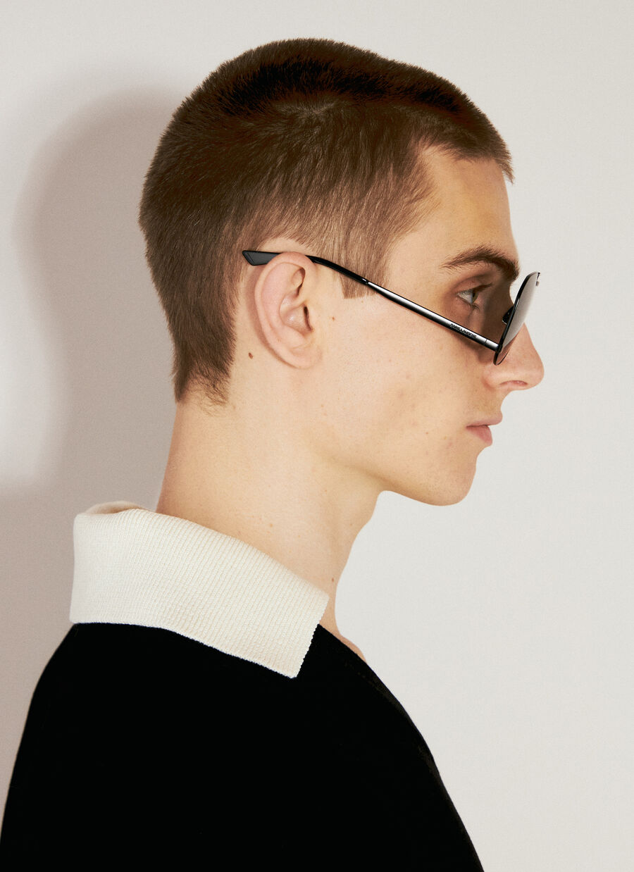 Saint Laurent SL 690 Aviator Sunglasses