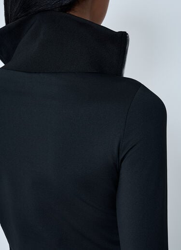 Balenciaga Bra Cup Zip-Up Jacket Black bal0262005