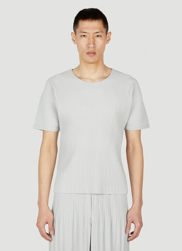 Homme Plissé Issey Miyake Classic T-Shirt Grey hmp0152002