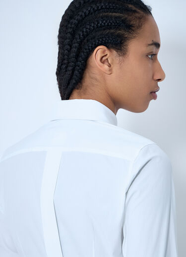 Max Mara Button-Down Bodysuit White max0260033