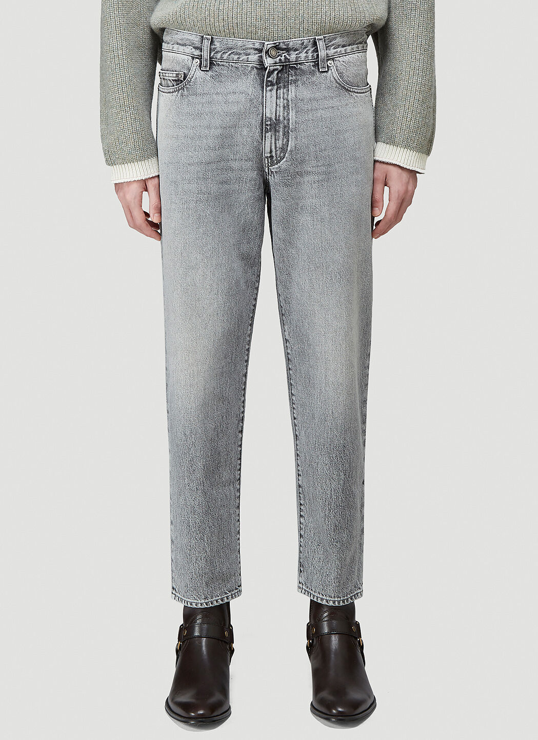 Saint laurent grey cheap jeans