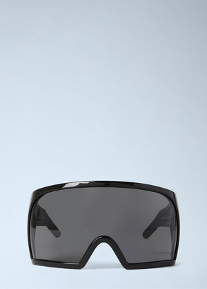 Rick Owens Kriester Mask Sunglasses Black ris0354003