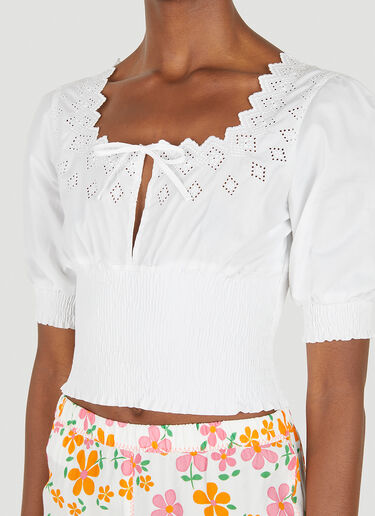 ERL Peasant Top White erl0248002