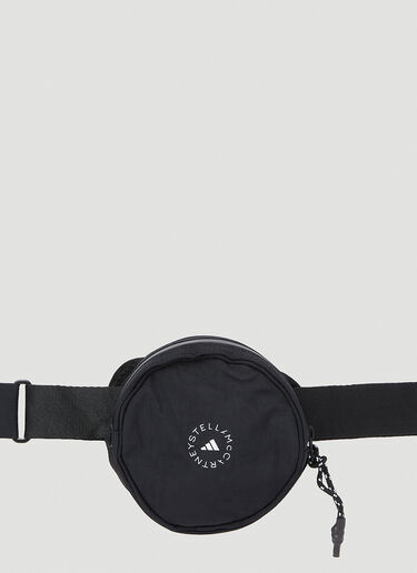 adidas by Stella McCartney Logo Print Belt Bag Black asm0251040