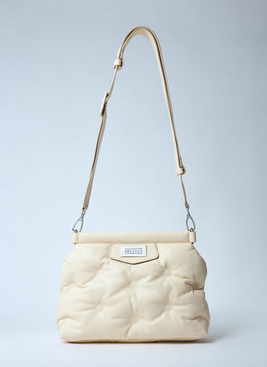 Maison Margiela Small Glam Slam Classique Clutch White mla0259028