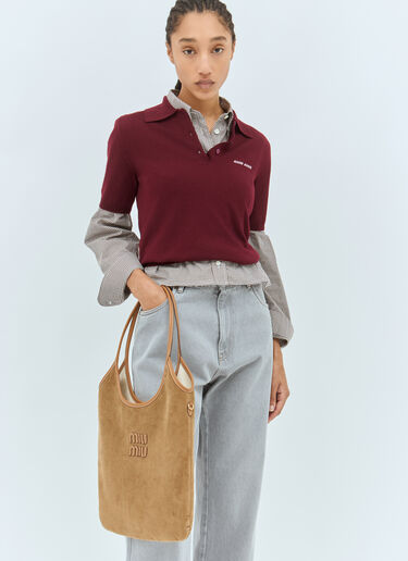 IVY Tote Bag Miu Miu IVY Tote Bag Brown miu0258031