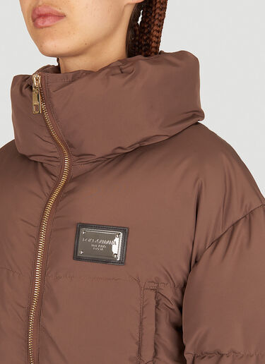 Crop Padded Jacket Dolce & Gabbana Crop Padded Jacket Brown dol0254006