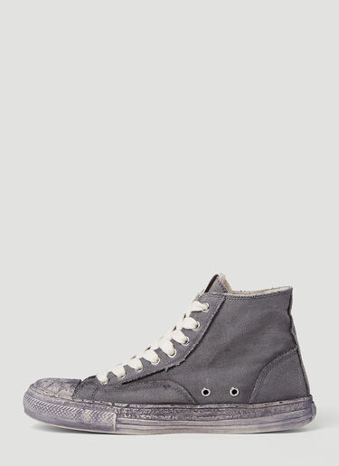 Maison Mihara Yasuhiro Past Sole Overdyed High Top Sneakers Black mmy0153004