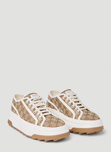 Gucci GG Canvas Sneakers Brown guc0153081