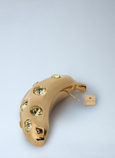 Jacquemus Les Boucles バナナ ピアス  ゴールド jac0260040
