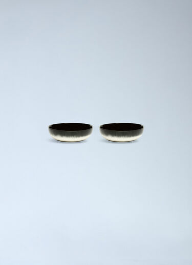 Serax x Ann Demeulemeester Set Of Two Dé Bowls Black wps0691781
