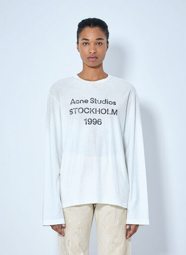 Acne Studios 1996 Logo T-Shirt White acn0365003