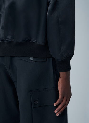 Satin Bomber Jacket Comme des Garçons Homme Satin Bomber Jacket Black cdh0162002