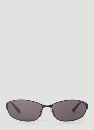 Balenciaga Mercury Oval Sunglasses Grey bcs0356002